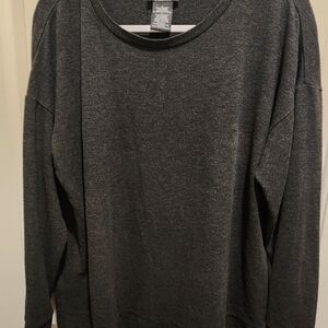 Premise Gray Sweatshirt Casual Crew Neck